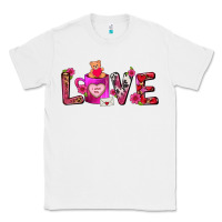 White Love Coffee Mug Valentines Day Classic Tee - FaDigitalArtStudio