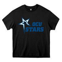 Black oklahoma city university stars1 vectorized Heavy Core Tee - linhVisuals