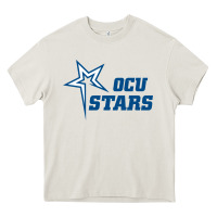 Cream oklahoma city university stars1 vectorized Heavy Core Tee - linhVisuals