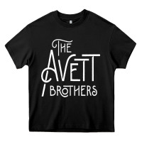 Black the avett brothers Heavy Core Tee - linhVisuals