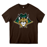 Chocolate Brown lynchburg hillcats Baseball Heavy Core Tee - linhVisuals