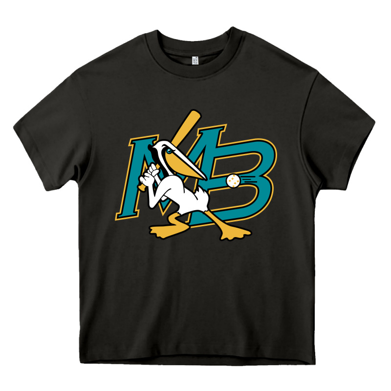 The Myrtle Beach Pelicans Baseball Heavy Core Tee by linhVisuals | Teevron