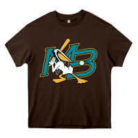 Chocolate Brown the myrtle beach pelicans baseball Heavy Core Tee - linhVisuals