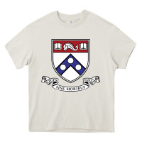 Cream the pennsylvania quakers Heavy Core Tee - linhVisuals