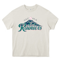 Cream the tacoma rainiers Baseball Heavy Core Tee - linhVisuals