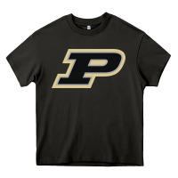Asphalt purdue boilermakers Heavy Core Tee - linhVisuals