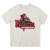 Cream rutgers scarlet knights Heavy Core Tee - linhVisuals
