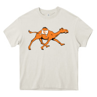 Cream campbell fighting camels Heavy Core Tee - linhVisuals