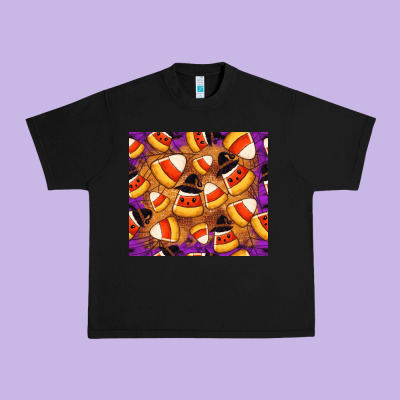 Candy Pattern Urban Heavy Tee Designed By Cowhidedigitalart