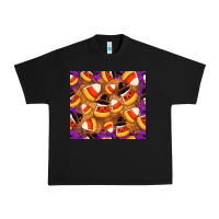 Black Candy Pattern Urban Heavy Tee - CowhideDigitalArt