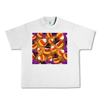 Lunar Rock Candy Pattern Urban Heavy Tee - CowhideDigitalArt