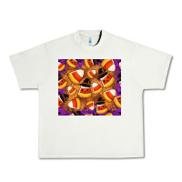 Pistachio Candy Pattern Urban Heavy Tee - CowhideDigitalArt
