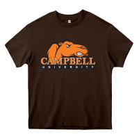 Chocolate Brown campbell fighting camels Heavy Core Tee - linhVisuals