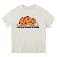 Cream campbell fighting camels Heavy Core Tee - linhVisuals