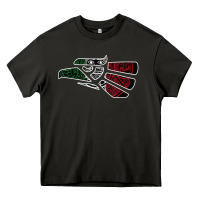 Asphalt hecho en mexico aztec calendar mexican eagle t shirt Heavy Core Tee - linhVisuals