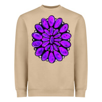 Purple Gemstone Jewelny Heavyweight Sweatshirt | Teevron