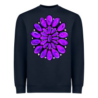 Navy purple gemstone jewelny Heavyweight Sweatshirt - RanaPortraitStore