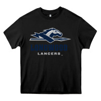 Black longwood lancers Heavy Core Tee - linhVisuals