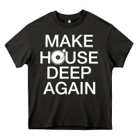 Asphalt make house deep again house music turntable t shirt Heavy Core Tee - linhVisuals