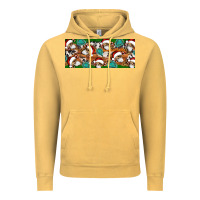 Vintage Mustard Santa skeleton christmas Vintage Hoodie - Artiststas