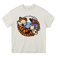 Cream calvin Heavy Core Tee - linhVisuals