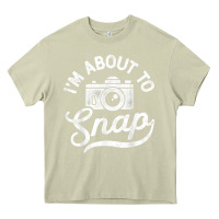 Mossy i'm about to snap photography photographer camera men women t shirt Heavy Core Tee - linhVisuals