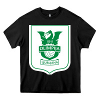 Black eiteun olimpija ljubljana Heavy Core Tee - linhVisuals