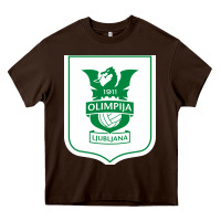 Chocolate Brown eiteun olimpija ljubljana Heavy Core Tee - linhVisuals