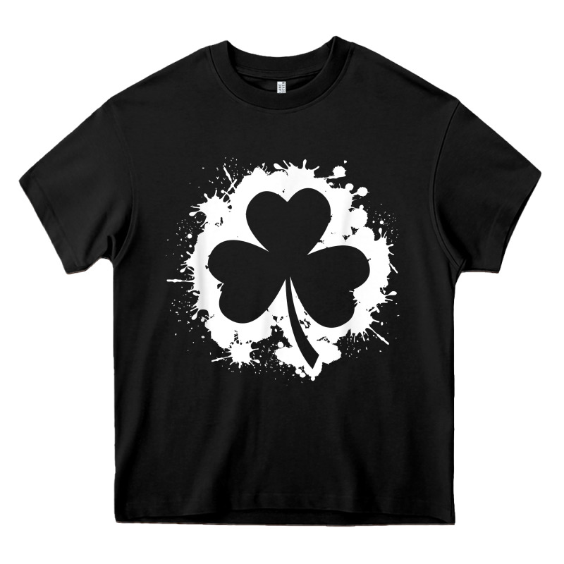 Irish Pride Clover Leaf  Saint Irish Pats St. Patrick's Day T Shirt Heavy Core Tee by linhVisuals | Teevron