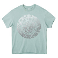 Arona ireland celtic knotwork design ornament wolf original celtic pullover Heavy Core Tee - linhVisuals