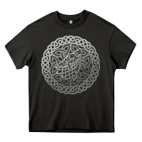 Asphalt ireland celtic knotwork design ornament wolf original celtic pullover Heavy Core Tee - linhVisuals