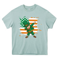 Arona dabbing leprechaun irish american flag Heavy Core Tee - linhVisuals