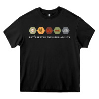 Black let's settle this like adults board game night shirt Heavy Core Tee - linhVisuals