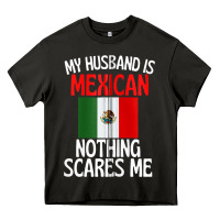 Asphalt my husband is mexican nothing scares me funny husband zip hoodie Heavy Core Tee - linhVisuals