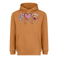 Meerkat Peace Love Labrador Heavyweight Hoodie - Jasminsmagicworld