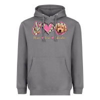 Storm Peace Love Labrador Heavyweight Hoodie - Jasminsmagicworld