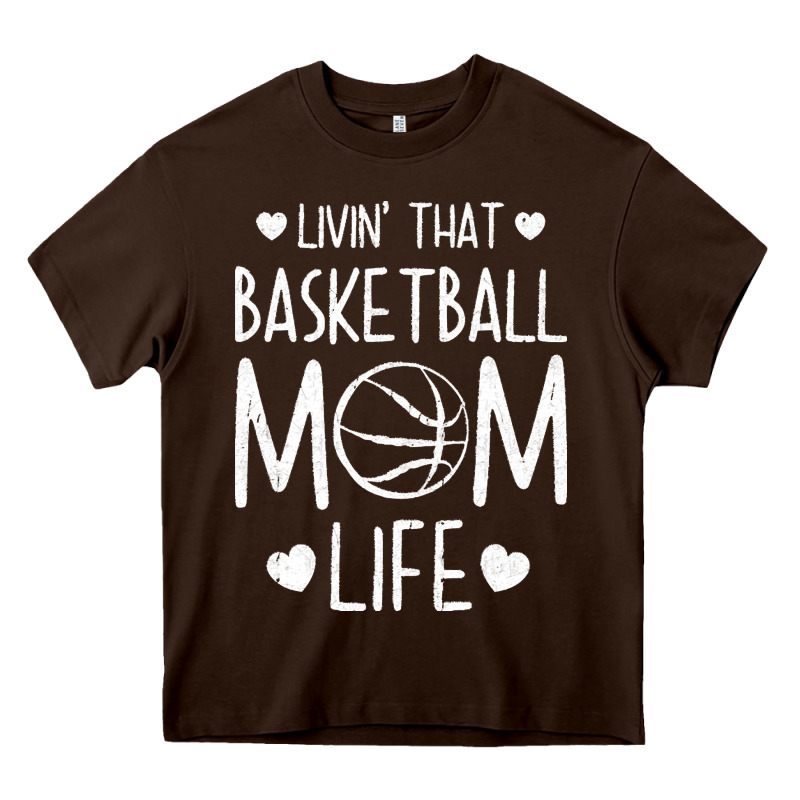 Basketball T  Shirt Basketball Mom Life T  Shirt Heavy Core Tee by linhVisuals | Teevron