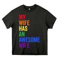 Asphalt my wife has an awesome wife funny lesbian wedding gift t shirt Heavy Core Tee - linhVisuals