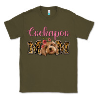Army Green Cockapoo Mom Classic Tee - Jasminsmagicworld