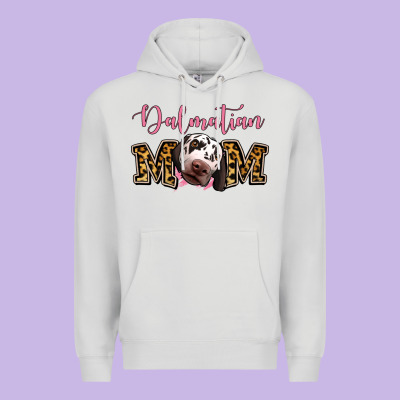 Dalmatian Mom Premium Hoodie Designed By Jasminsmagicworld