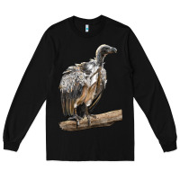 Black Vulture Bird Long Sleeve Tee - LillyAllenDesigns