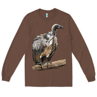 Chestnut Vulture Bird Long Sleeve Tee - LillyAllenDesigns