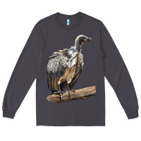 Smoke Vulture Bird Long Sleeve Tee - LillyAllenDesigns