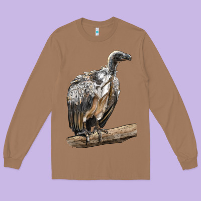 Vulture Bird Long Sleeve Tee Designed By Lillyallendesigns