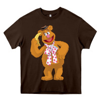 Chocolate Brown gonzo fozzie Heavy Core Tee - linhVisuals