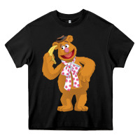 Black gonzo fozzie Heavy Core Tee - linhVisuals
