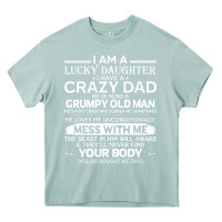 Arona i am a lucky daughter i have a crazy dad grumpy old man t shirt Heavy Core Tee - linhVisuals