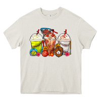 Cream Softball Basketball Baseball Sports Coffee Cups Heavy Core Tee - FaDigitalArtStudio