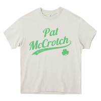 Cream pat mccrotch funny st. patrick's day long sleeve t shirt Heavy Core Tee - linhVisuals