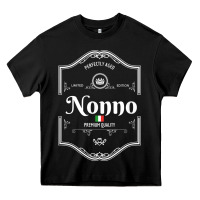 Black perfectly aged premium quality italian nonno shirt Heavy Core Tee - linhVisuals